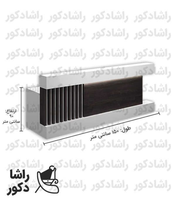 میز پیشخوان اداری MDF کد ed-20